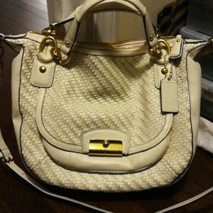 Coach Leather Weave Cross Body
